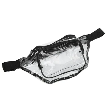Прозрачная поясная сумка, прозрачная поясная сумка на молнии для путешествий