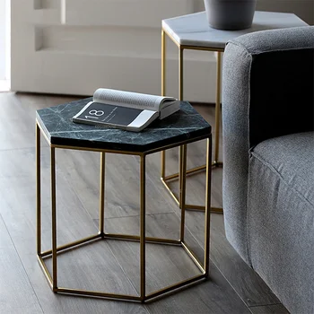 Простые современные мини-многоугольные журнальные столики для гостиной, мебель для дивана, прикроватный столик для дома, Скандинавский Досуг, Креативный Угловой столик