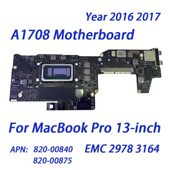 Протестировано для Macbook Pro A1708 Логическая Плата 2016 2017 13 