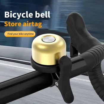 Противоугонное устройство для защиты от потери велосипедного звонка Airtag для дорожного транспортного средства Переносное кольцо для велосипедного руля Водонепроницаемое противоугонное устройство Bell