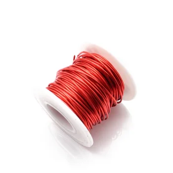 Прочный Красный Магнитный Провод, 0,1 0,2 мм, Эмалированный Медный Провод, Намотка Магнитной Катушки Для Изготовления Электромагнита DIY Электрической Машины