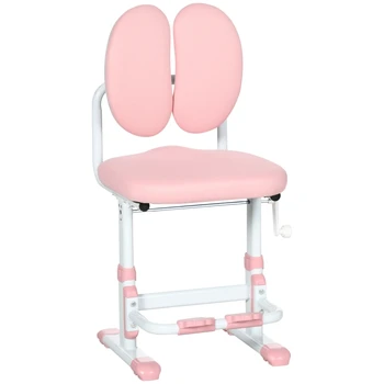 Рабочее кресло, регулируемое по высоте детское учебное кресло, Детское учебное кресло с подставкой для ног, самоадаптивная Регулируемая спинка сиденья