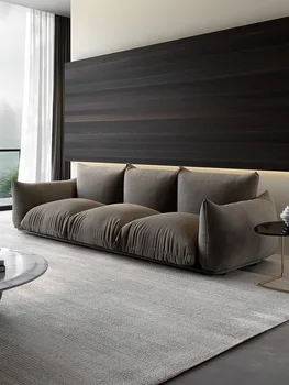 Скандинавский диван для гостиной, современный минималистичный тканевый диван, дизайнерский диван, онлайн-диван знаменитостей, технология наполнения тканью living r