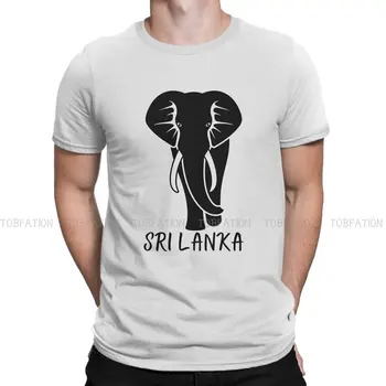 Слоны, новейшие футболки, Демократическая Социалистическая Республика Шри-Ланка, мужская уличная футболка из чистого хлопка с круглым вырезом