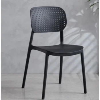 Современные обеденные стулья для гостиной, Пластиковый мобильный дизайн, Обеденные стулья для спальни, Письменный стол, мебель для балкона Poltrona Luxuosa