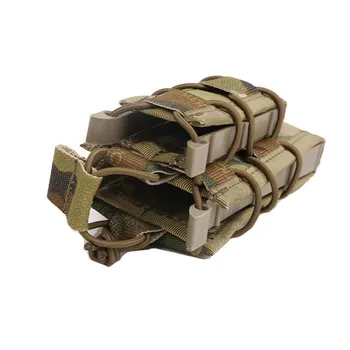 Тактический Двухслойный Модульный Подсумок калибра 5,56. 223 и 9 мм для Винтовки M4 /M14 / AK /G3, Пистолета M92 /1911/HK45 Molle Mag Pouch