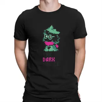 Темный принц Мужская футболка Топы с круглым вырезом Deltarune Тканевая футболка с юмором Высококачественные подарки на День рождения