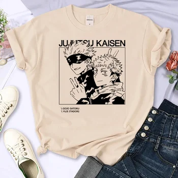 Футболка Jujutsu Kaisen женская футболка harajuku женская аниме японская одежда